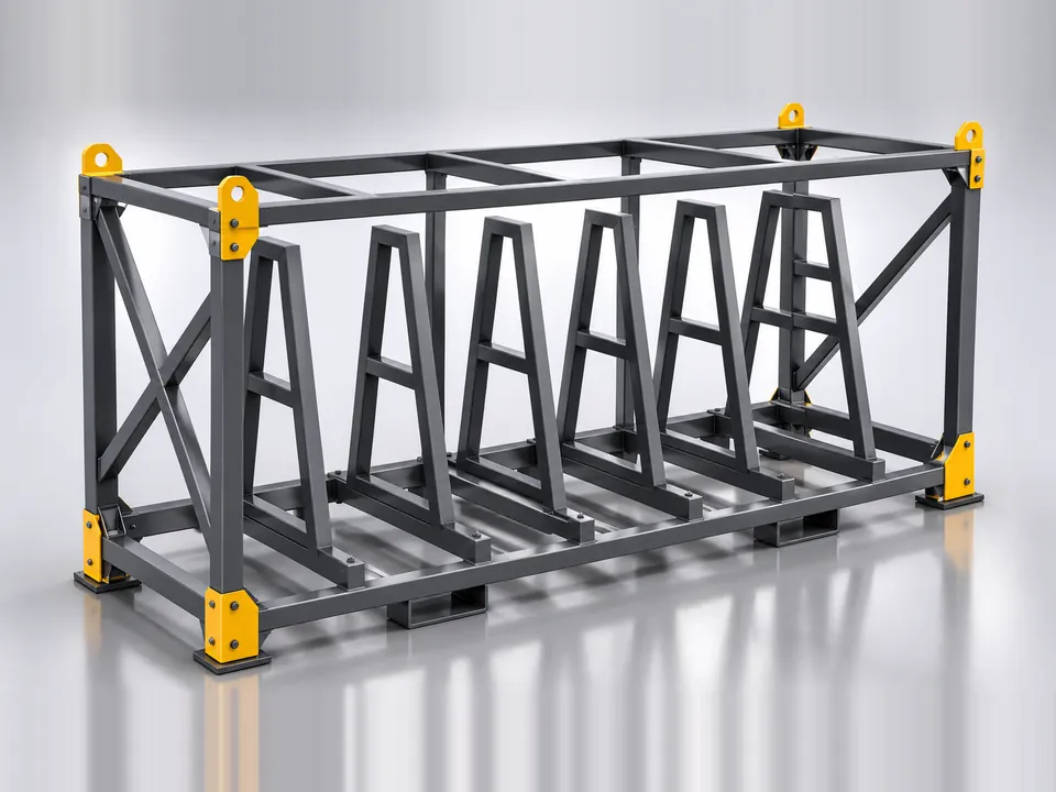 Render de estructuras y bastidores a medida