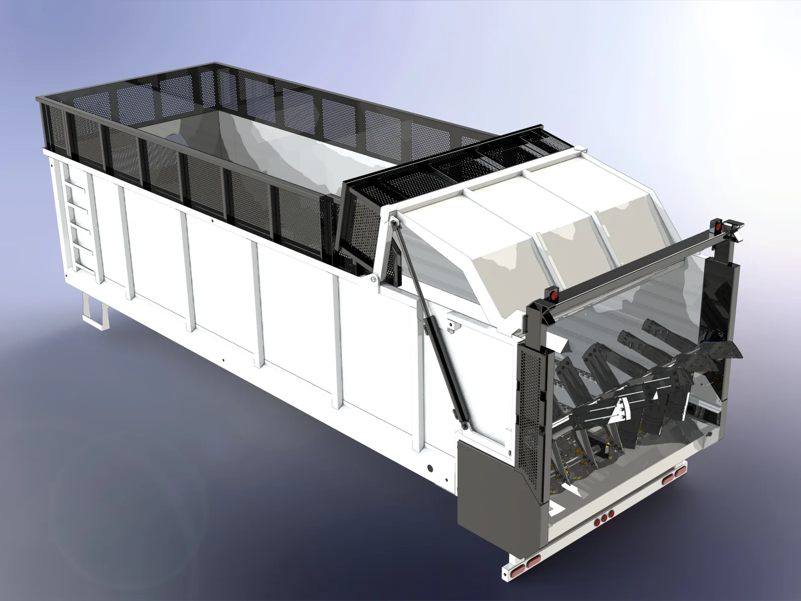 Render 3D de un equipo diseñado por MetalSolid